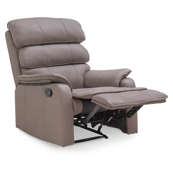 Sillon Reclinable Pu Taupe Peik | Reclinables | salas